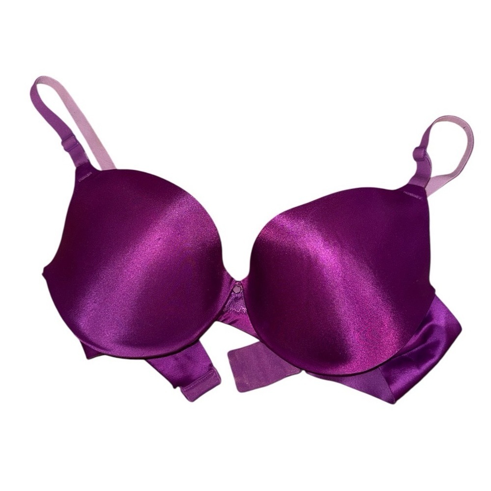 Maidenform Satin Purple Push-up Bra